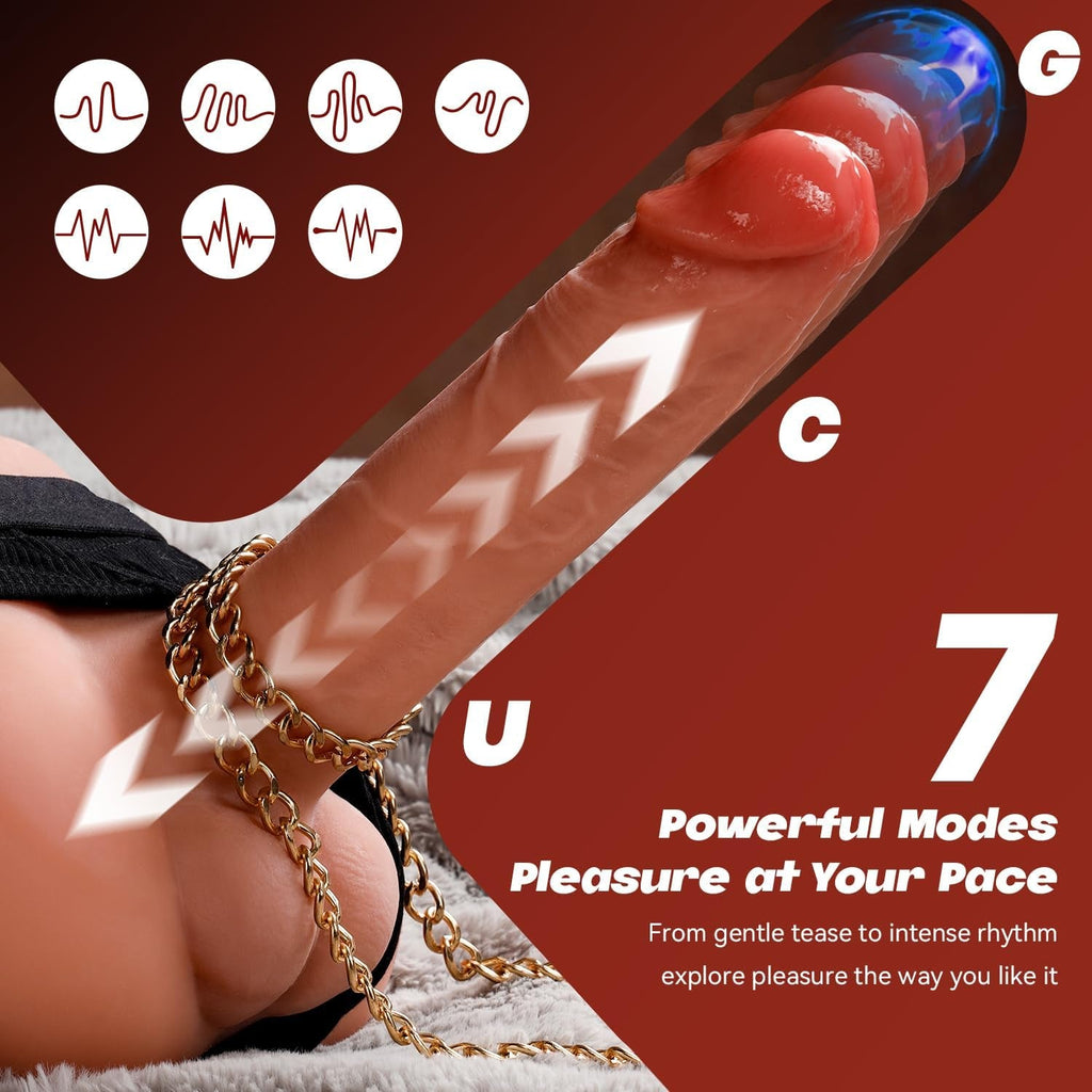 RideBase Thrust & Grind Ride-On Dildo Vibrator