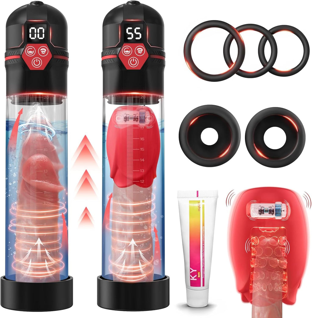 VibeFlux Penis Pump 5 Suction 7 Vibration Modes
