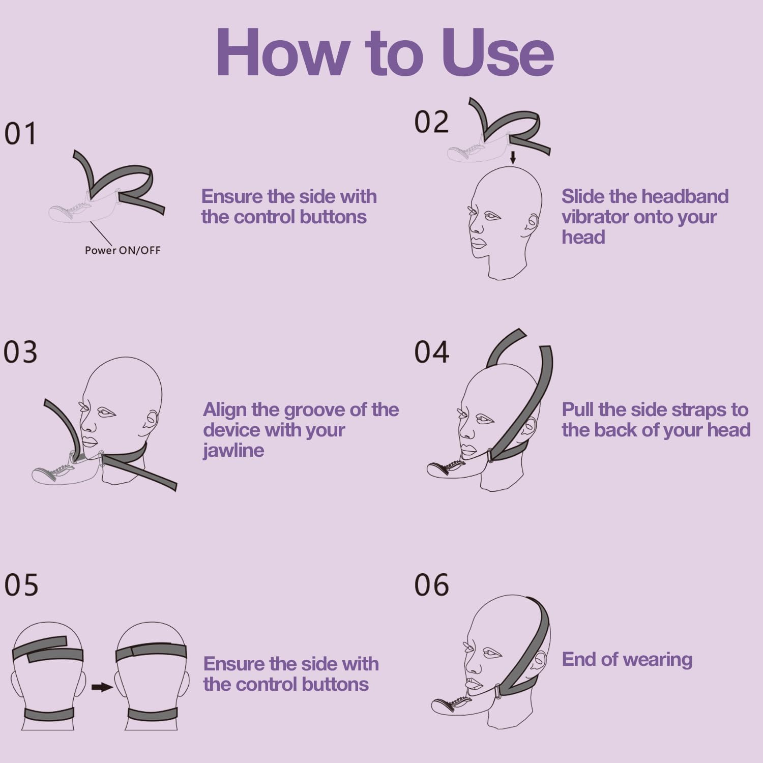 HeadThrill Adjustable Headband Strap-On Vibrator