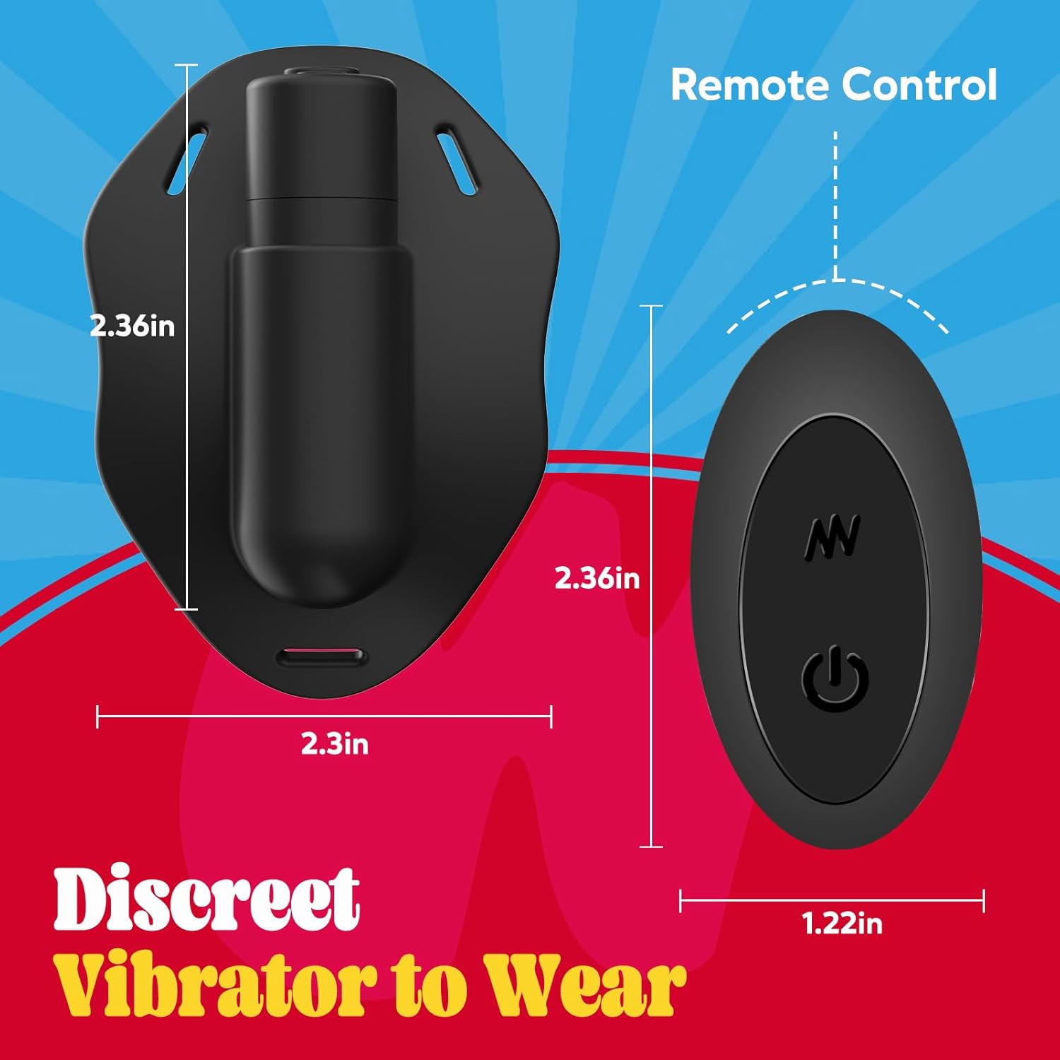 SirenGlide Powerful Wearable Panty Vibrator
