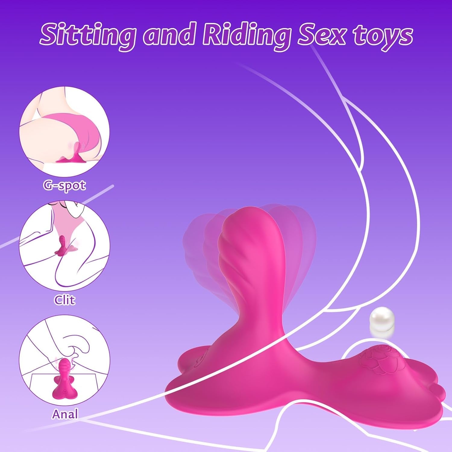 VelvetRide 9×9 Sit-On Vibrator
