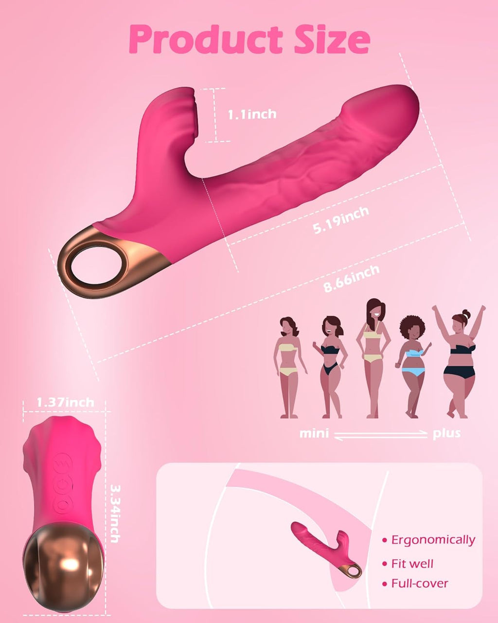 PowerPoint G-Spot Vibrator with 9 Suction & Vibration Modes
