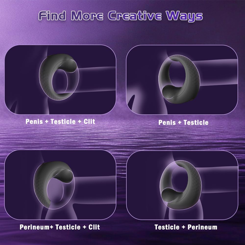 PleasureLink 360° Clitoral Stimulation Vibrating Penis Ring