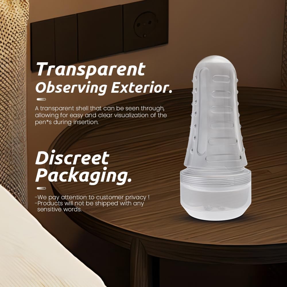 MaxEndurance Transparent Fleshlight Masturbator