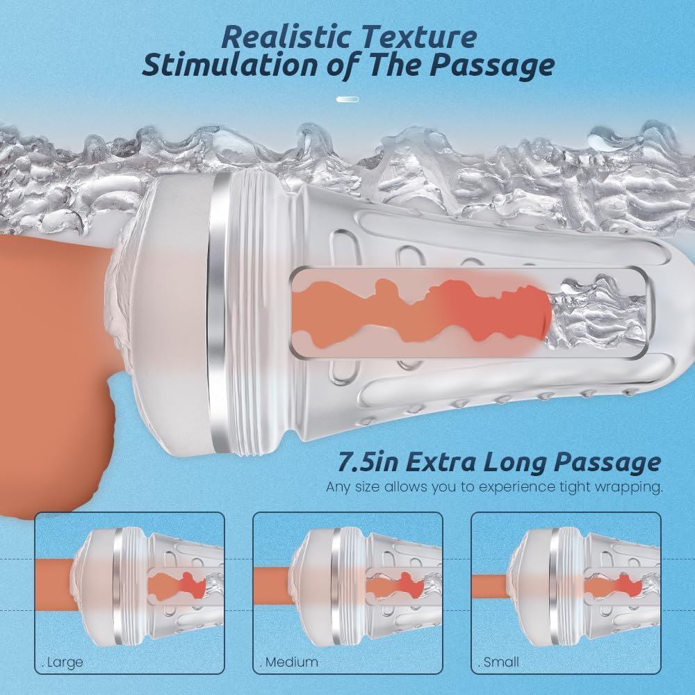 MaxEndurance Transparent Fleshlight Masturbator