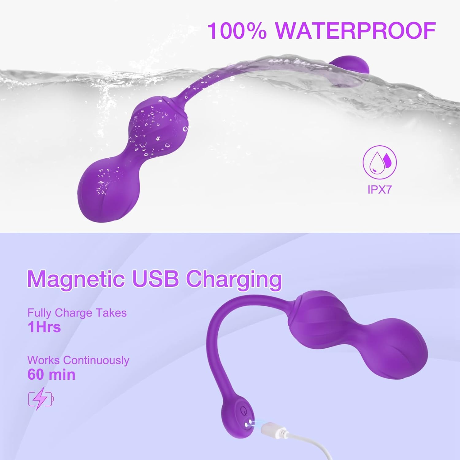 PureAllure Clitoral & Kegel Vibrator
