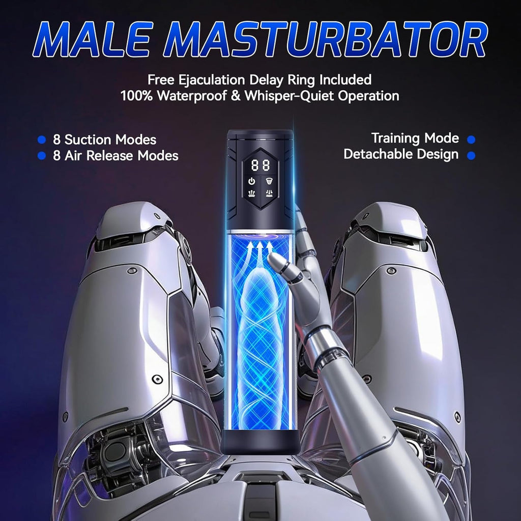 PowerRise Electric Penis Pump 8 Modes Kit