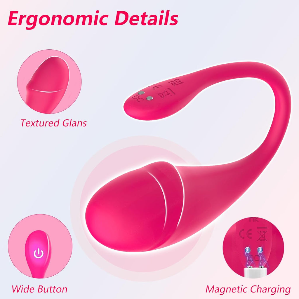 PulsePlay Remote Egg Vibrator with App Control