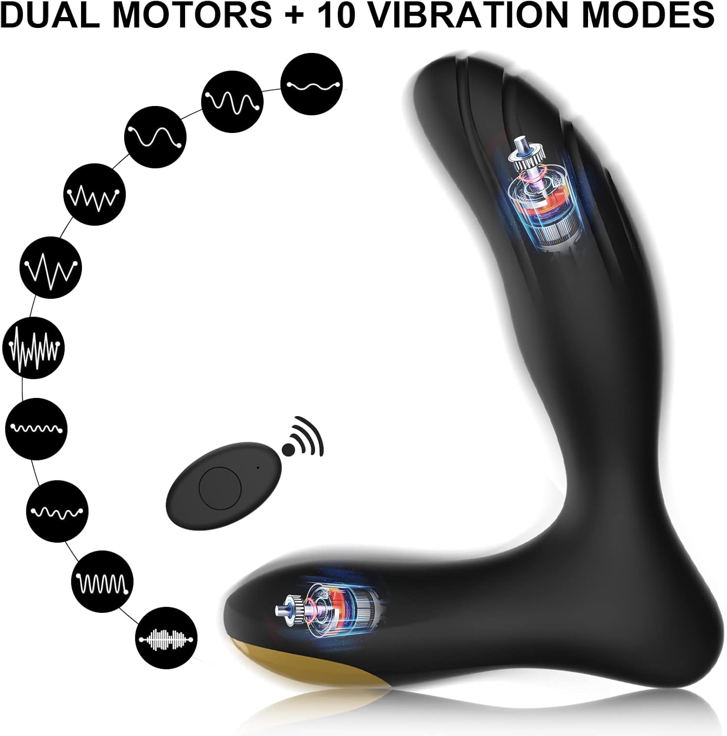 NovaReach Vibrating Remote Control Prostate Massager