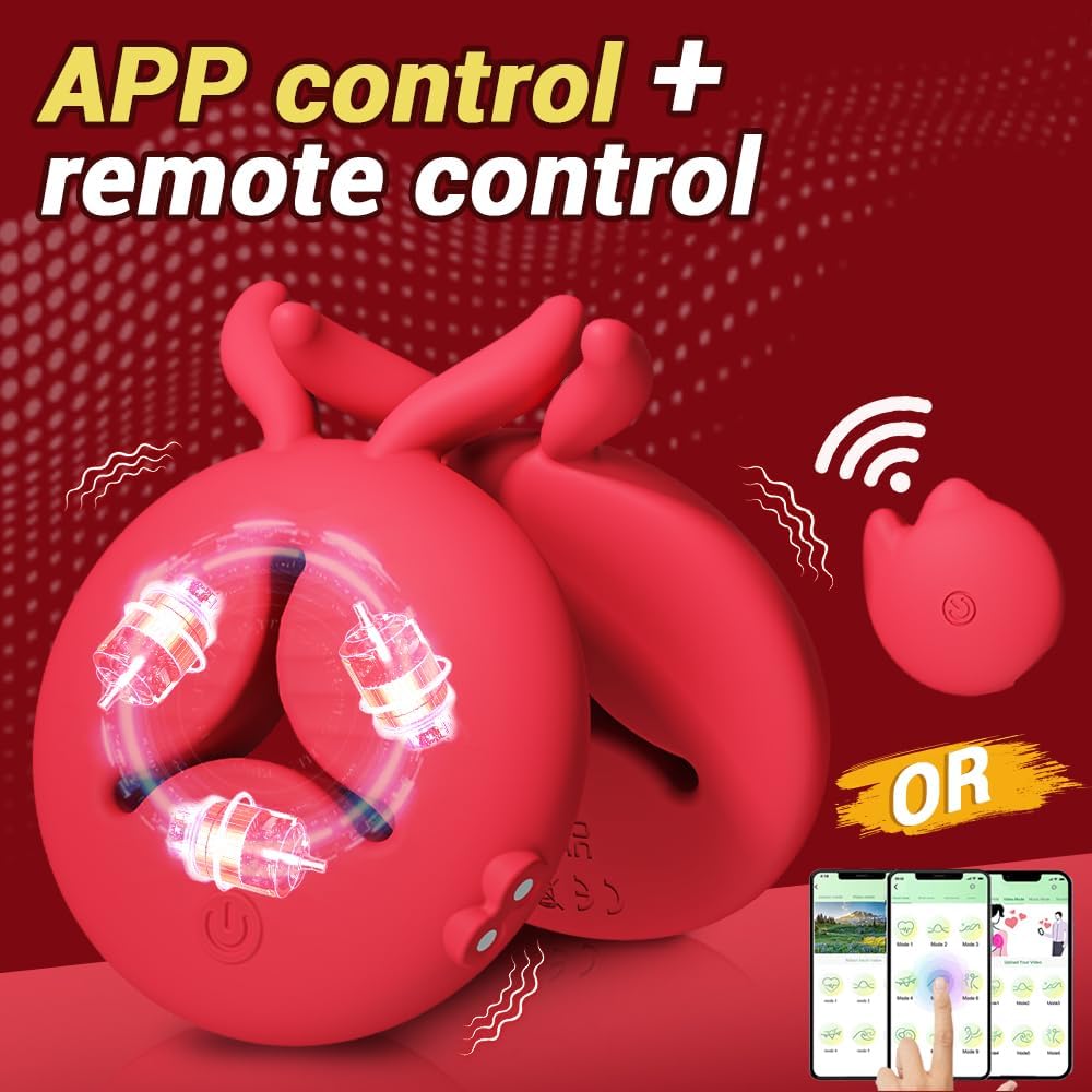 NeonPulse Nipple Vibrators