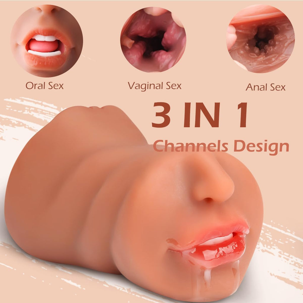 XenoFlick 3-in-1 Pocket Pussy Male Masturbator