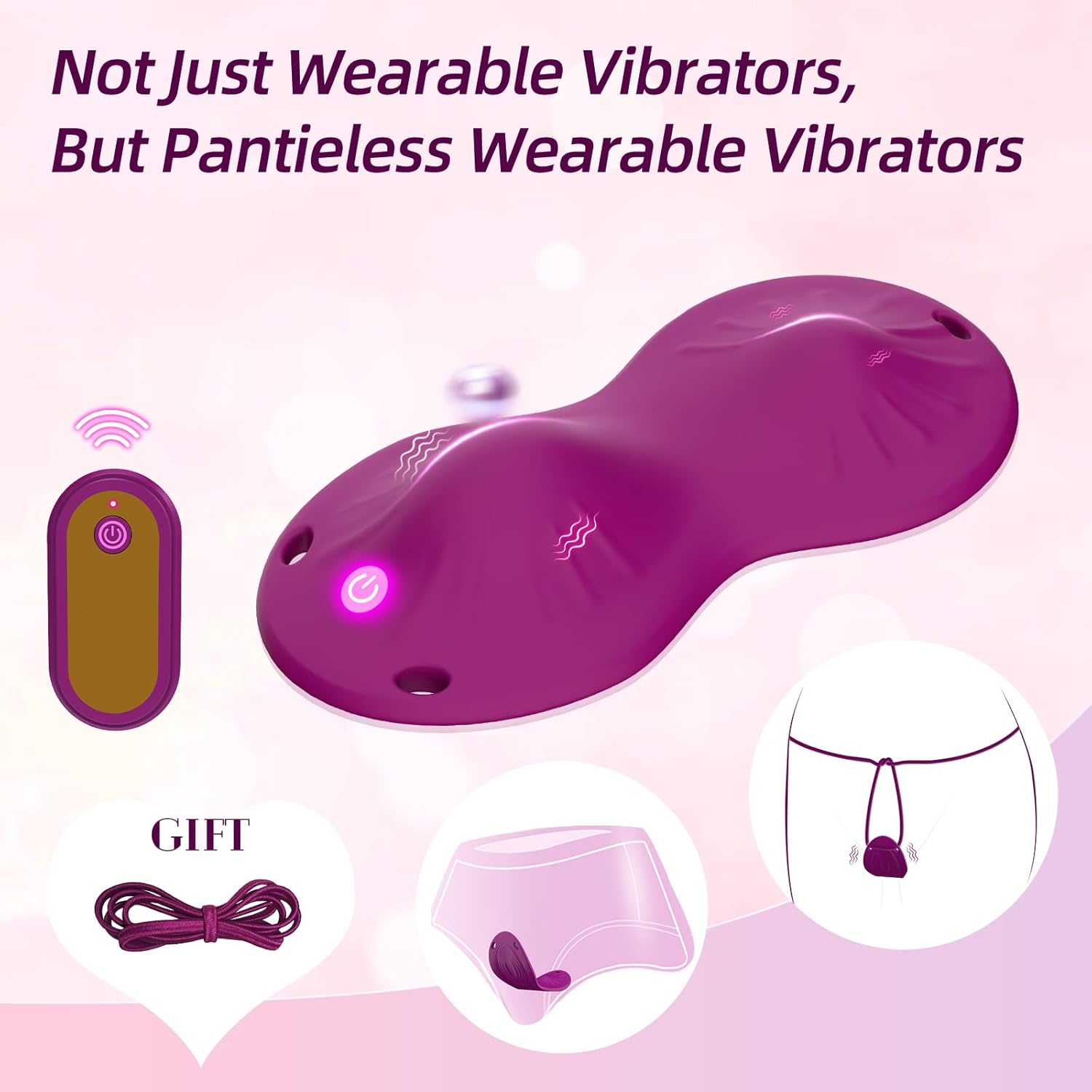 OpalPulse Wearable Panty Vibrator