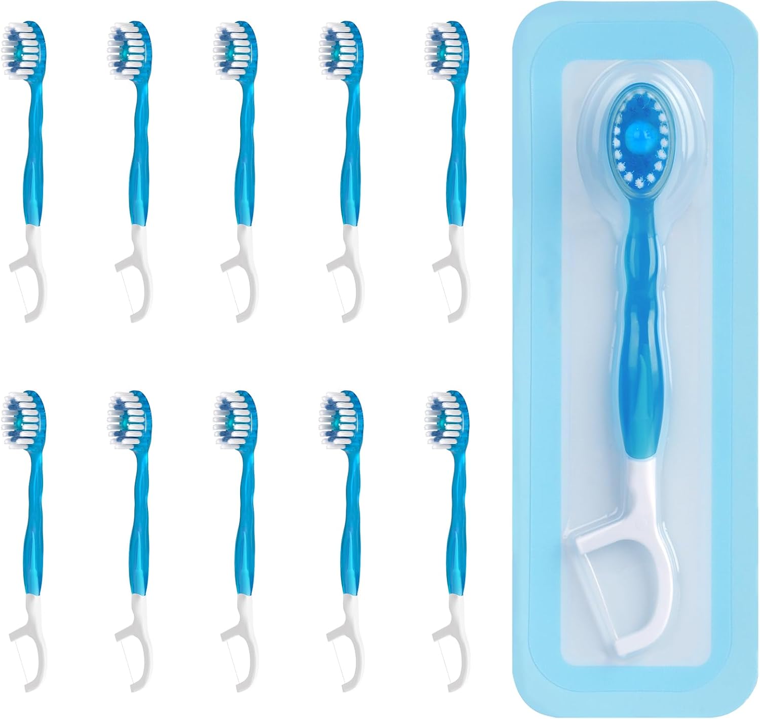 Morning After Pre-Pasted Travel Toothbrush (10 PCs)