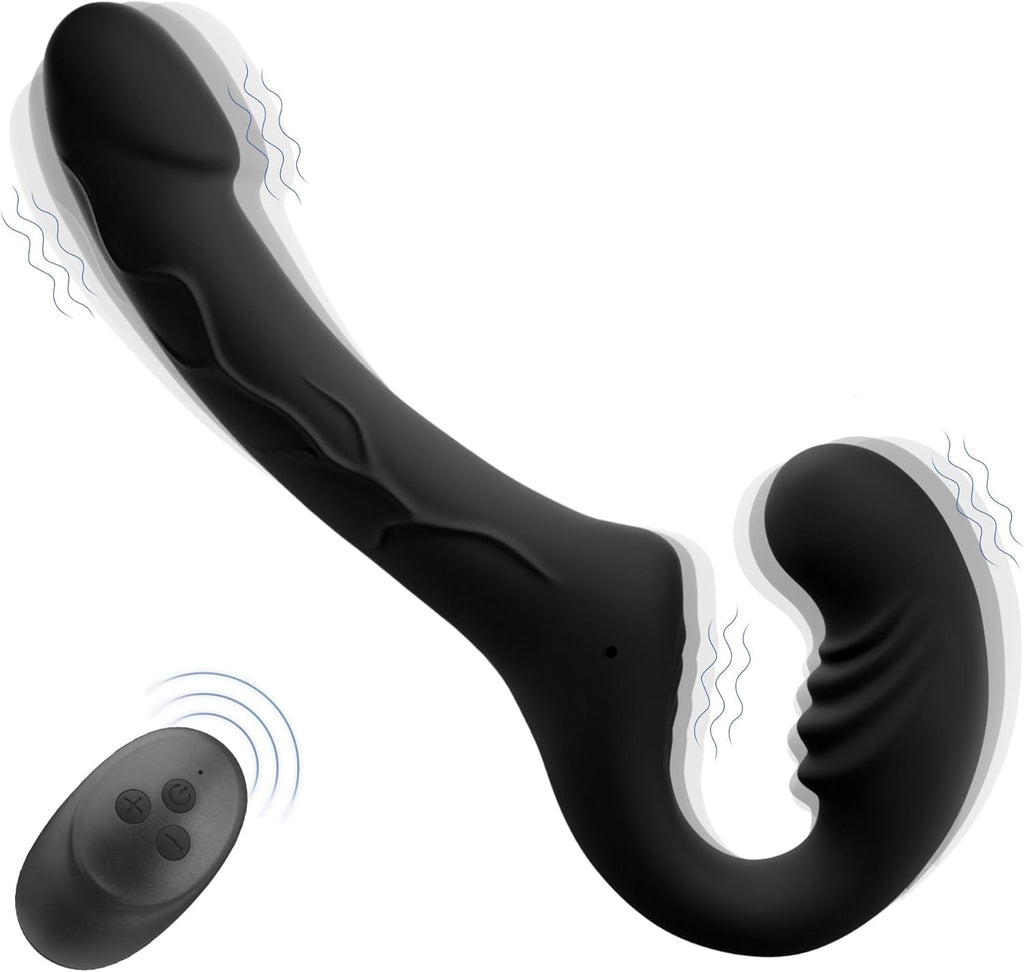 EchoRide Strapless Strap On Vibrator Remote Control