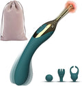 PulseNova Dual-Ended Clitoral G-Spot Vibrator 12 Modes Waterproof