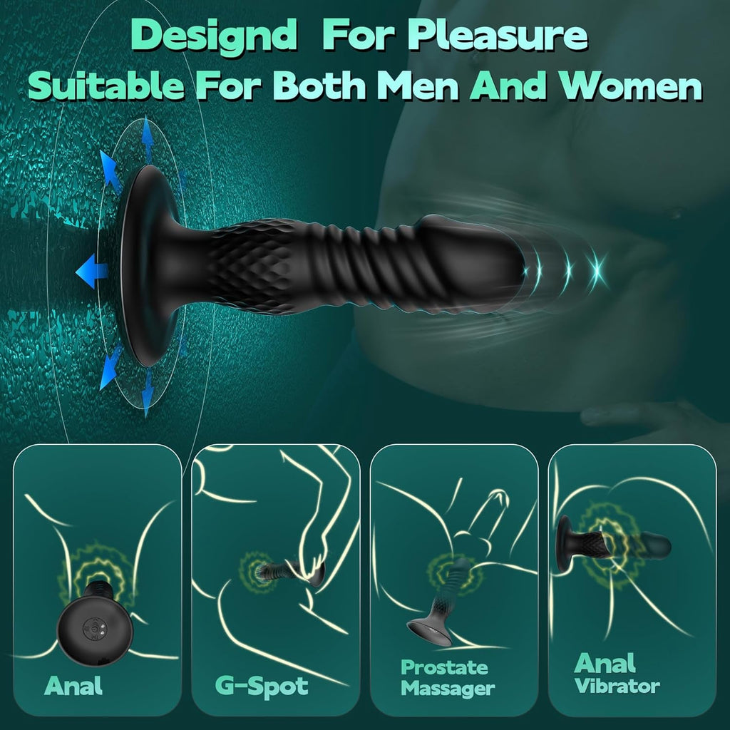 ThrustLuxe Remote Thrusting Anal Plug Vibrator