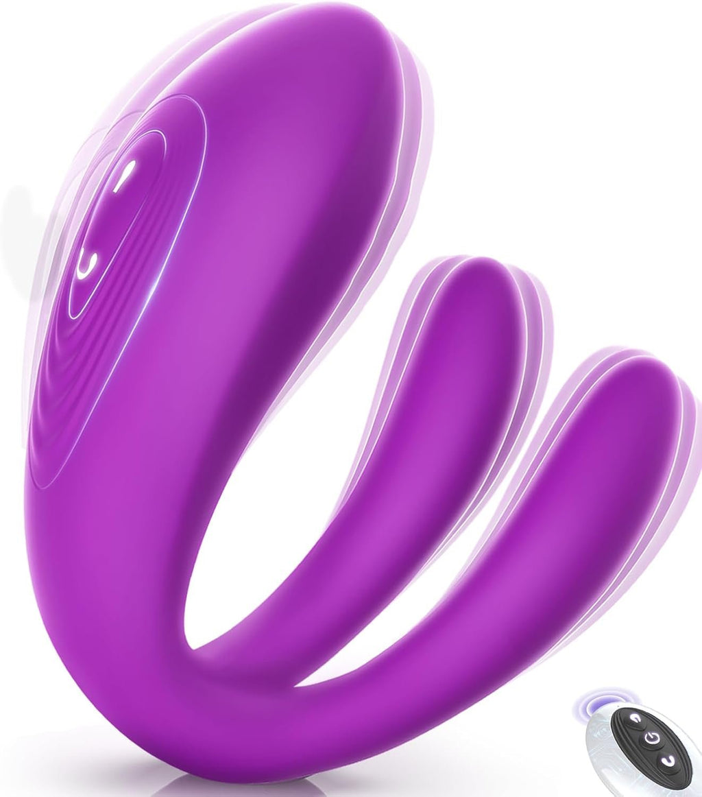 DualPulse Double-Ended Wearable Vibrator 3 Motors
