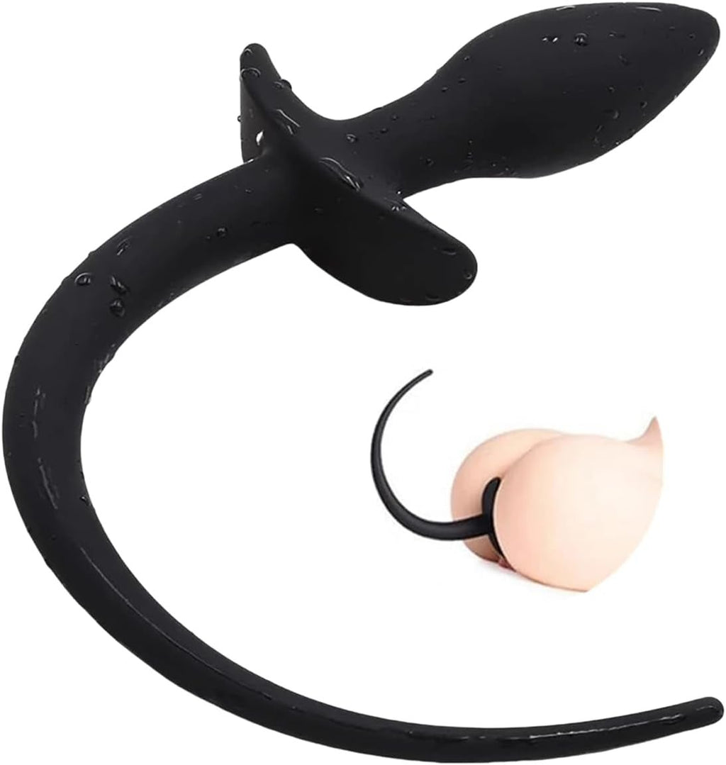 PuppyPlay Silicone Puppy Tail Butt Plug Trainer