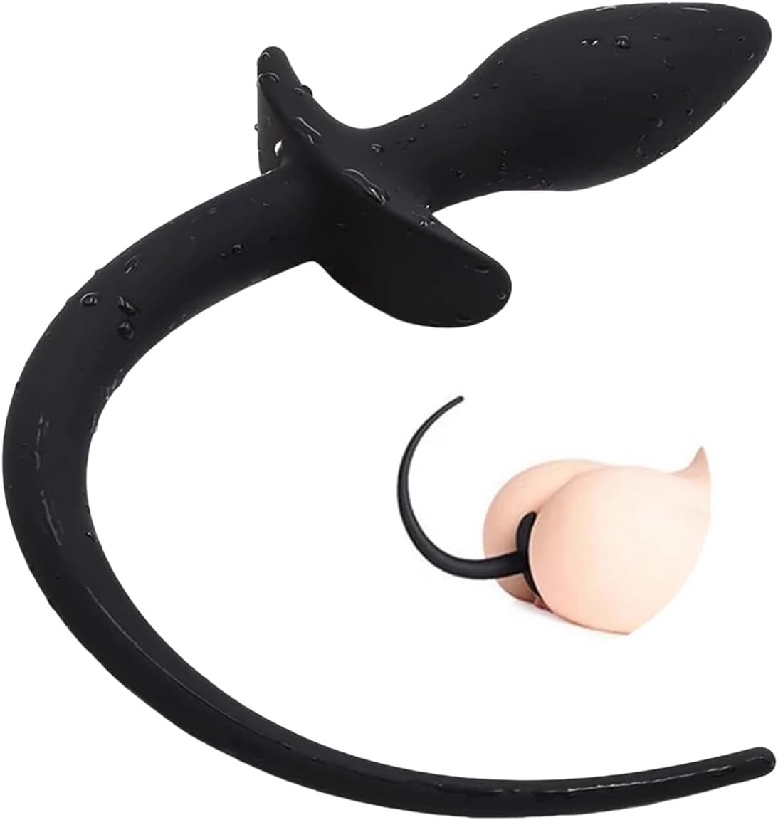 PuppyPlay Silicone Puppy Tail Butt Plug Trainer