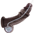 DualCore 9.8” Squirting Foreskin Dildo Dual Layer Suction