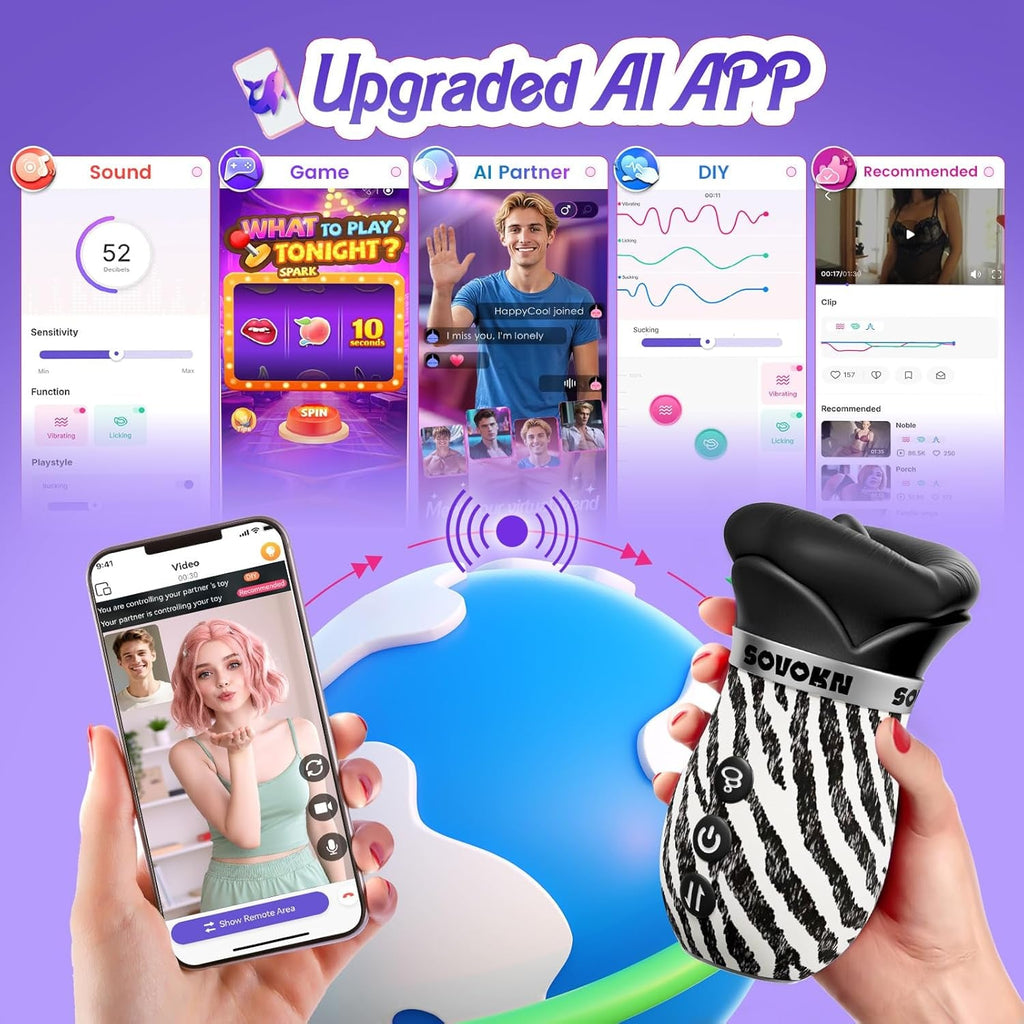 ZenvoraX AI Mouth Wand Clit Sucker App Quiet