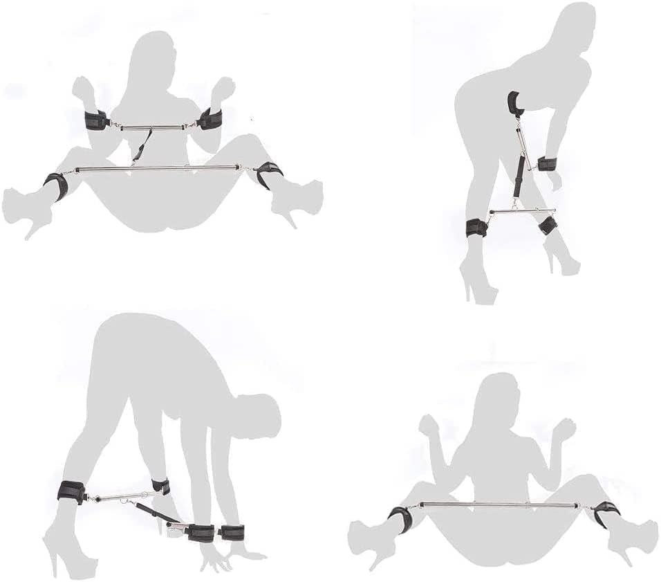 UnderControl Bed Restraint Spreader Bar Kit for Queen & King Beds