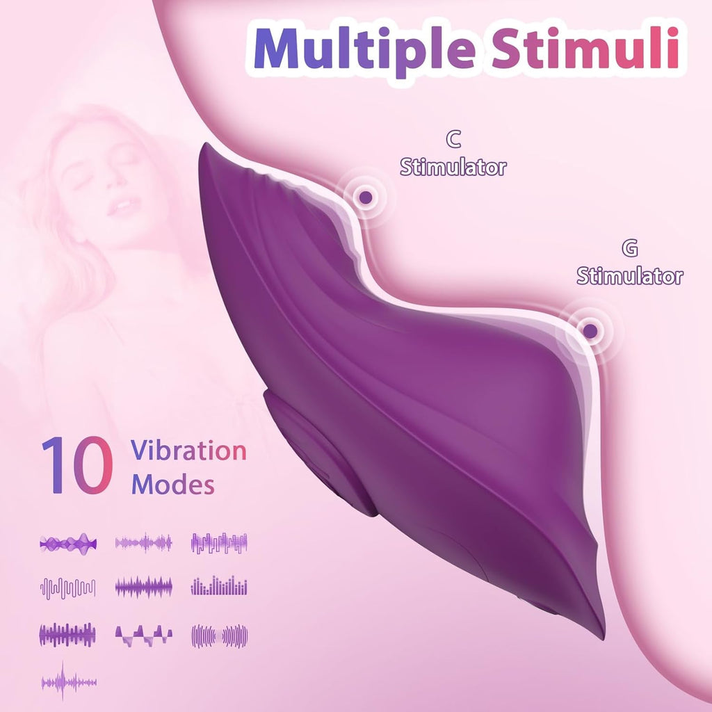 VelvetWing APP Butterfly Panty Vibrator Dual Motor