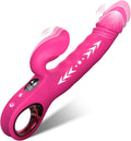 LuxeWave LCD Thrusting Rabbit Vibrator 7 Modes Magnetic Charge