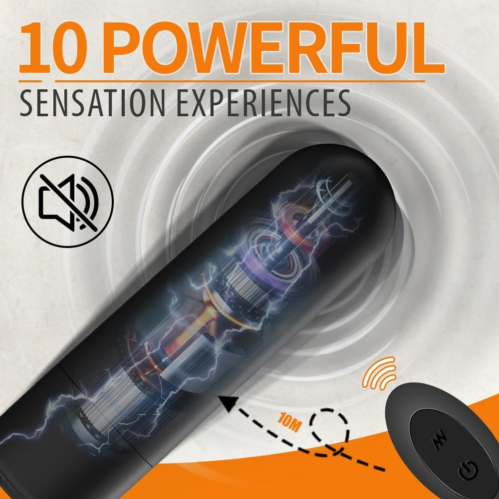 DualSync Wearable Panty Vibrator Remote 10 Modes Waterproof