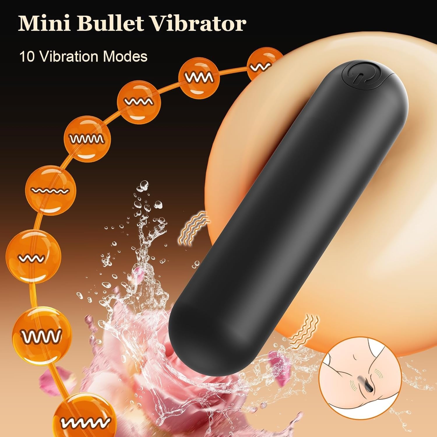 TrinityPlay 3 Piece Vibrator Set Wand Bullet Anal Plug