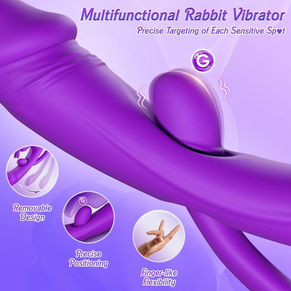 TriNovaX 3-in-1 Rabbit Vibrator 10 Modes