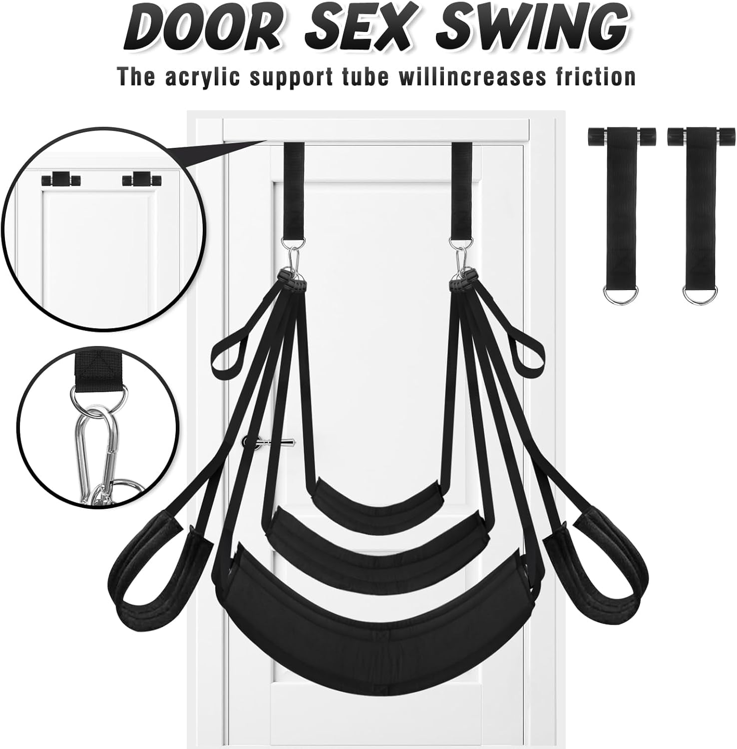 OrbitBond BDSM Sex Swing with Handcuffs 360°