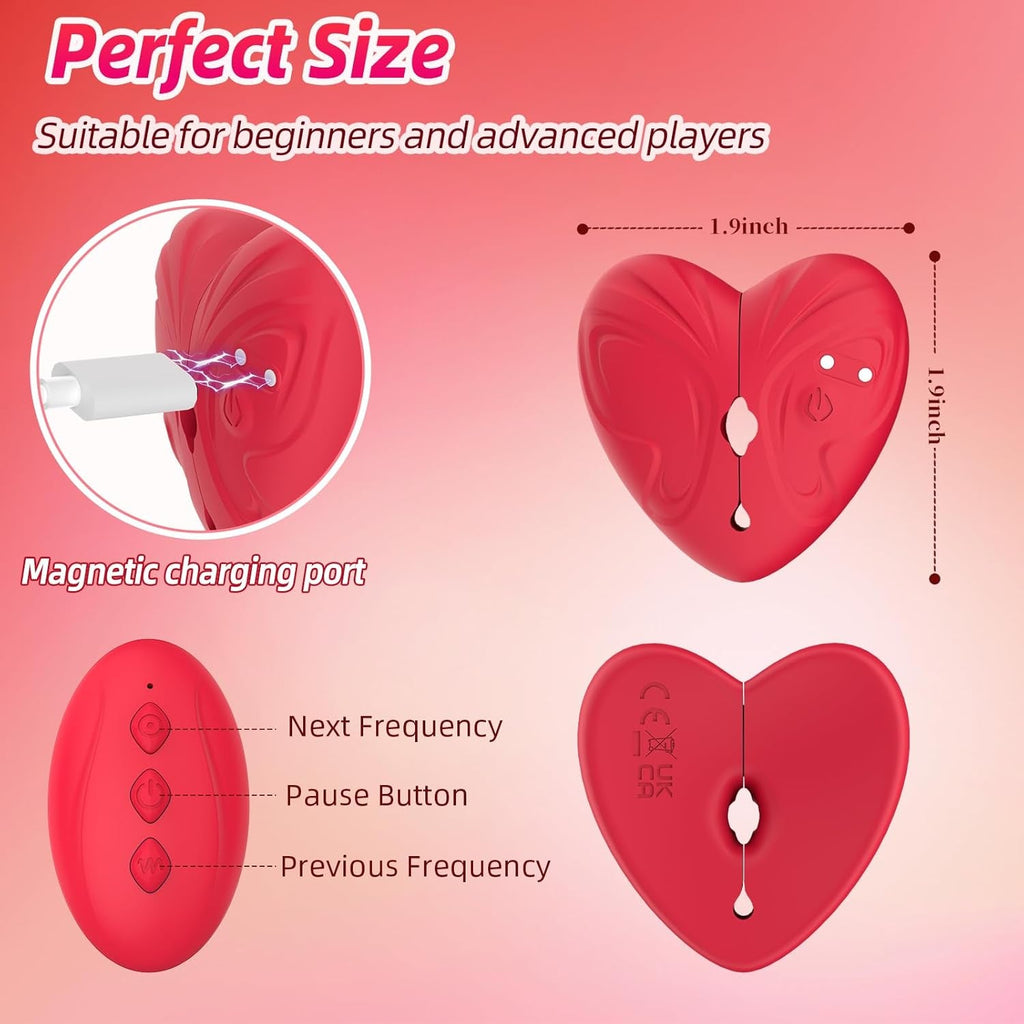 ButterflyX Remote Nipple Clamps Vibrator 10 Modes