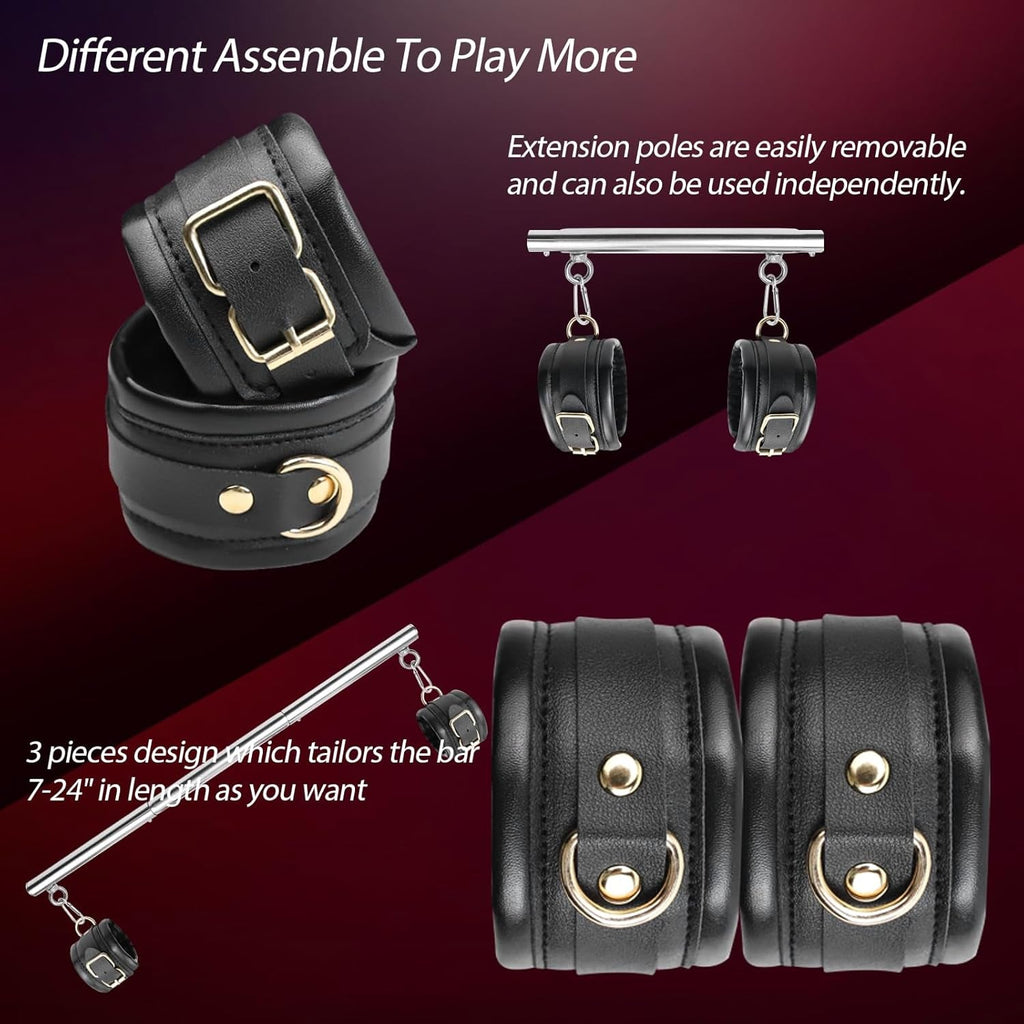 SteelEase Stainless Steel Spreader Bar BDSM Kit