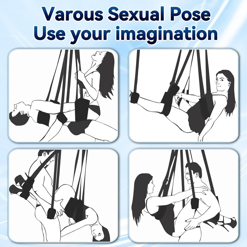 OrvexaX 360° Spinning Sex Swing 800lb Dual Mount