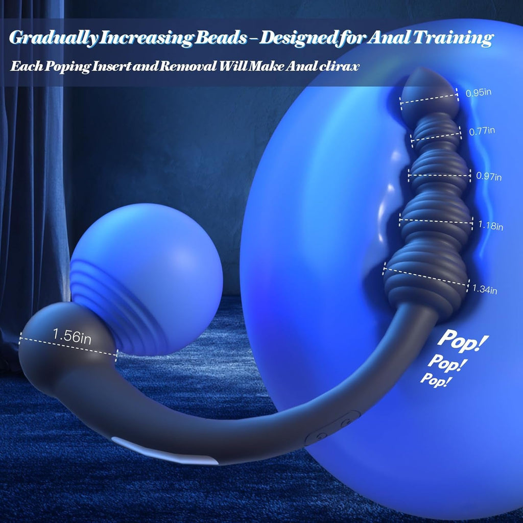 CurvePulse Dual-Ended Vibrating Prostate Massager 9 Modes