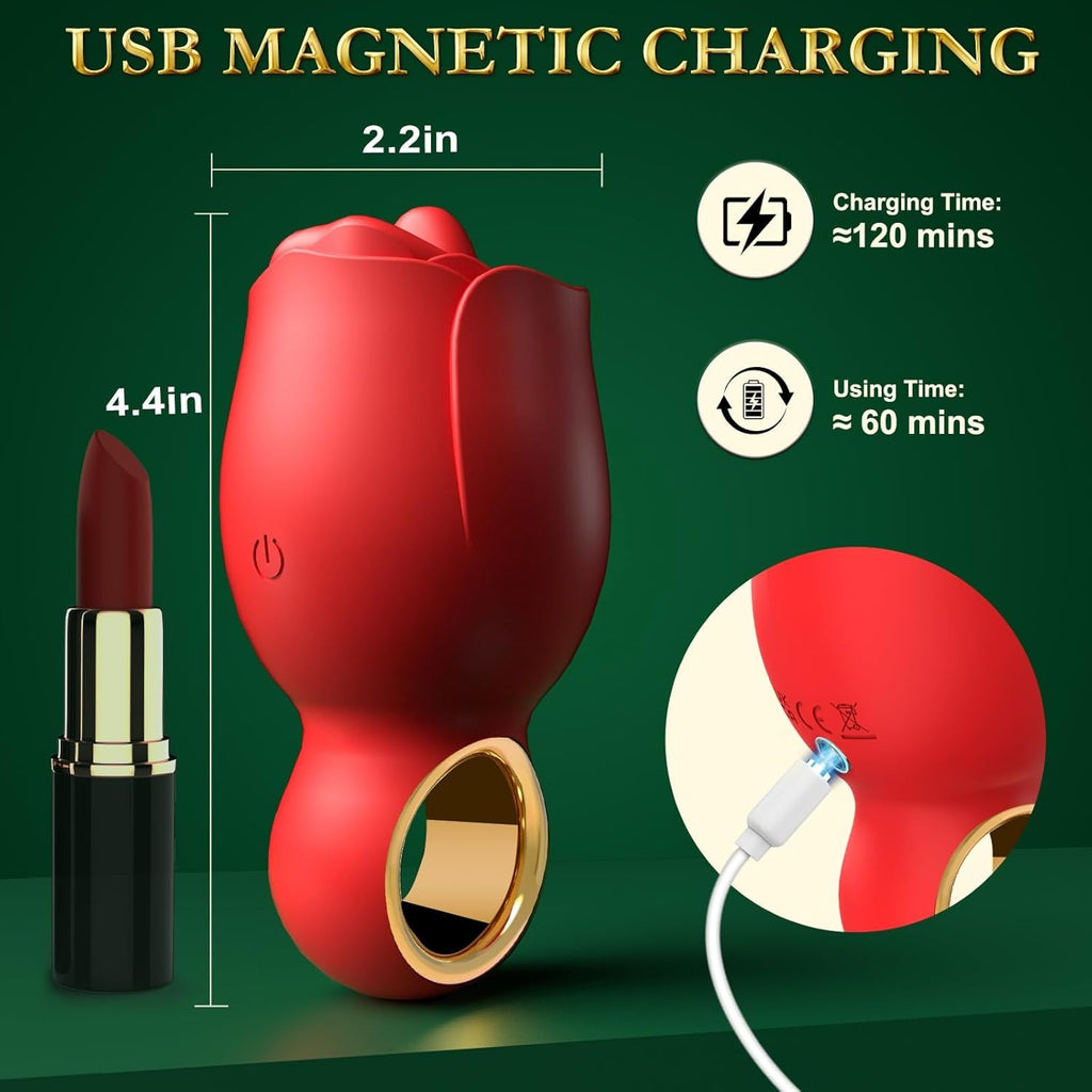 RoseTongue 360° Licking Motion for Nipple & Clit Stimulation