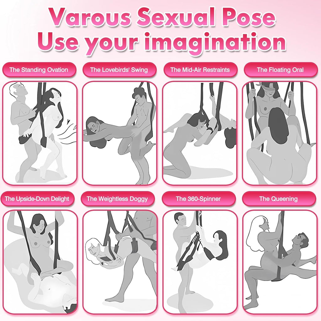 OrbitraX 360° Ceiling Sex Swing Wide Cushion