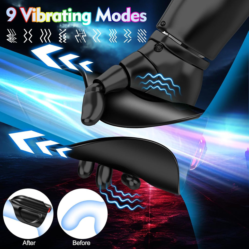 FlexRing Open Sleeve Vibrator 9 Modes Bullet Trainer
