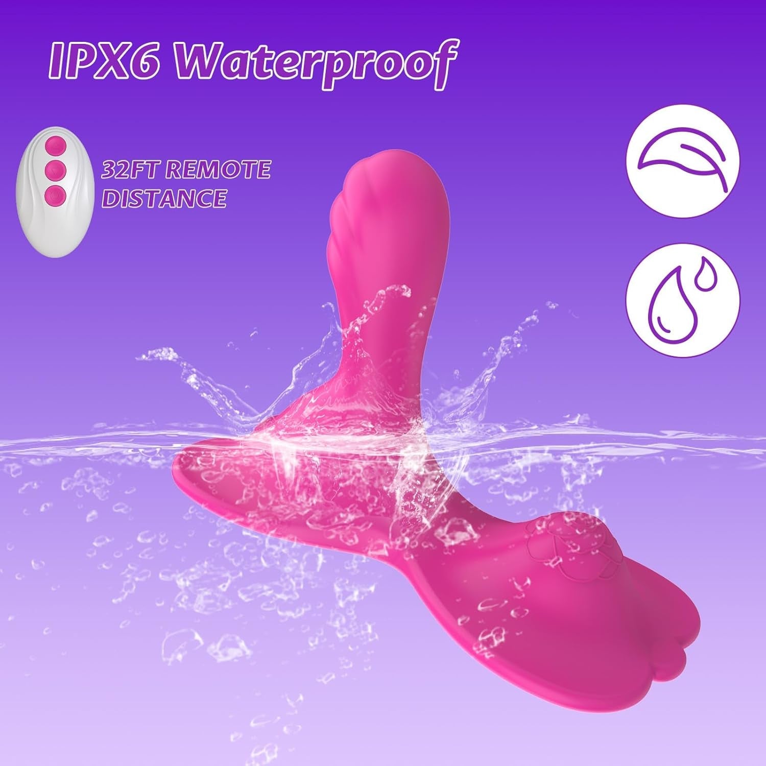 VelvetRide 9×9 Sit-On Vibrator