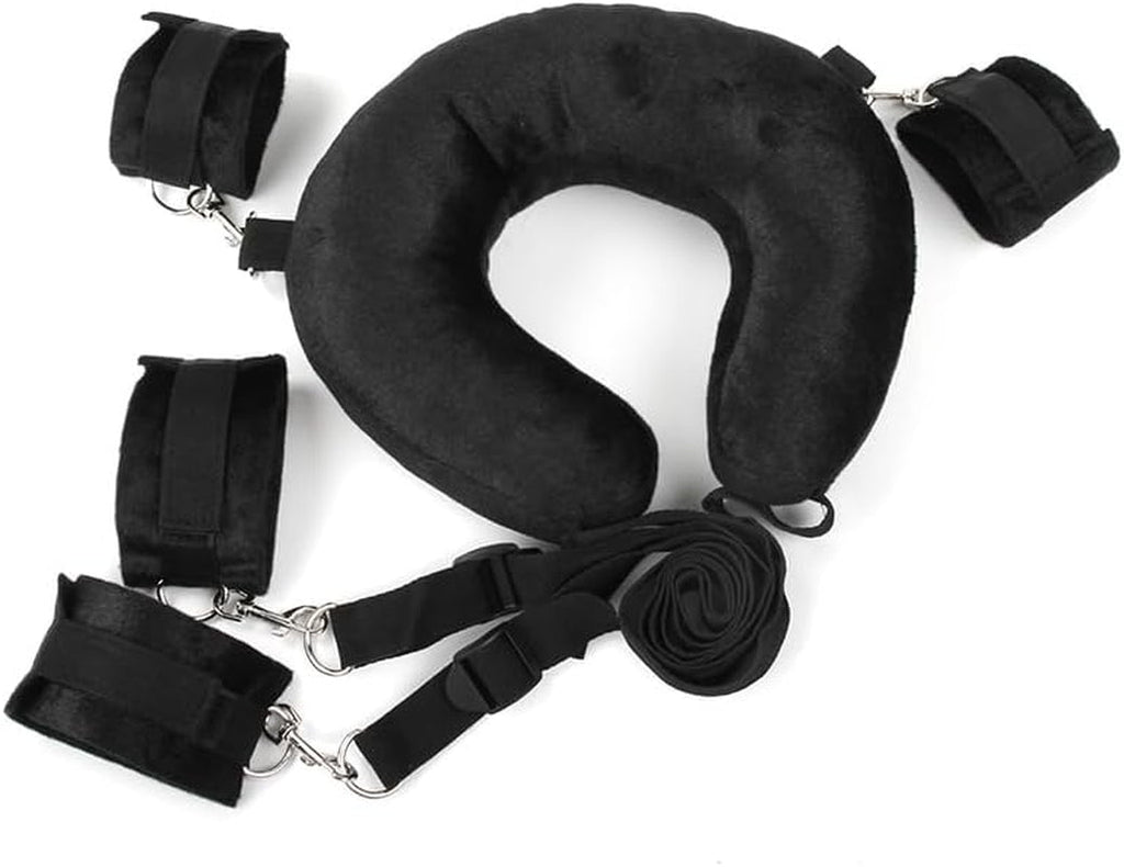 VelvetAnchor BDSM Sling with Neck Pillow & Cuffs