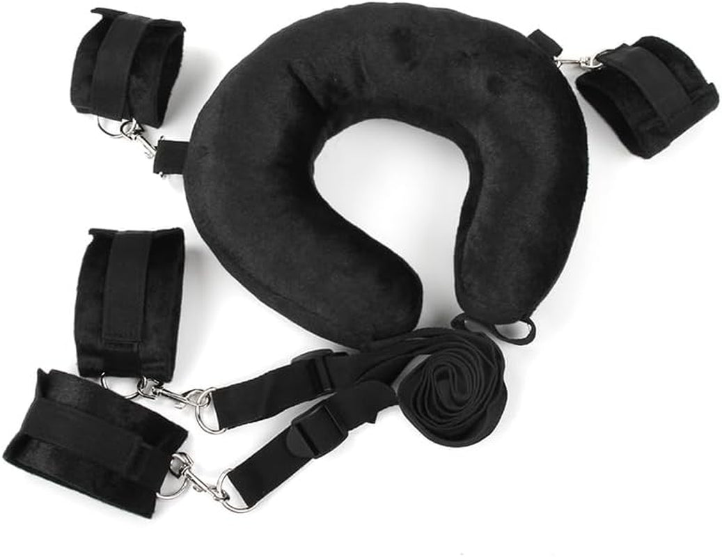 VelvetAnchor BDSM Sling with Neck Pillow & Cuffs