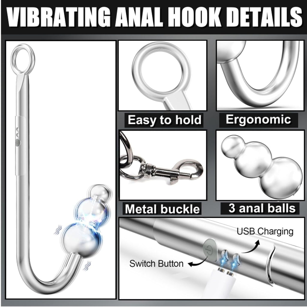 TotalControl Vibrating Anal Hook Sling Restraint Kit