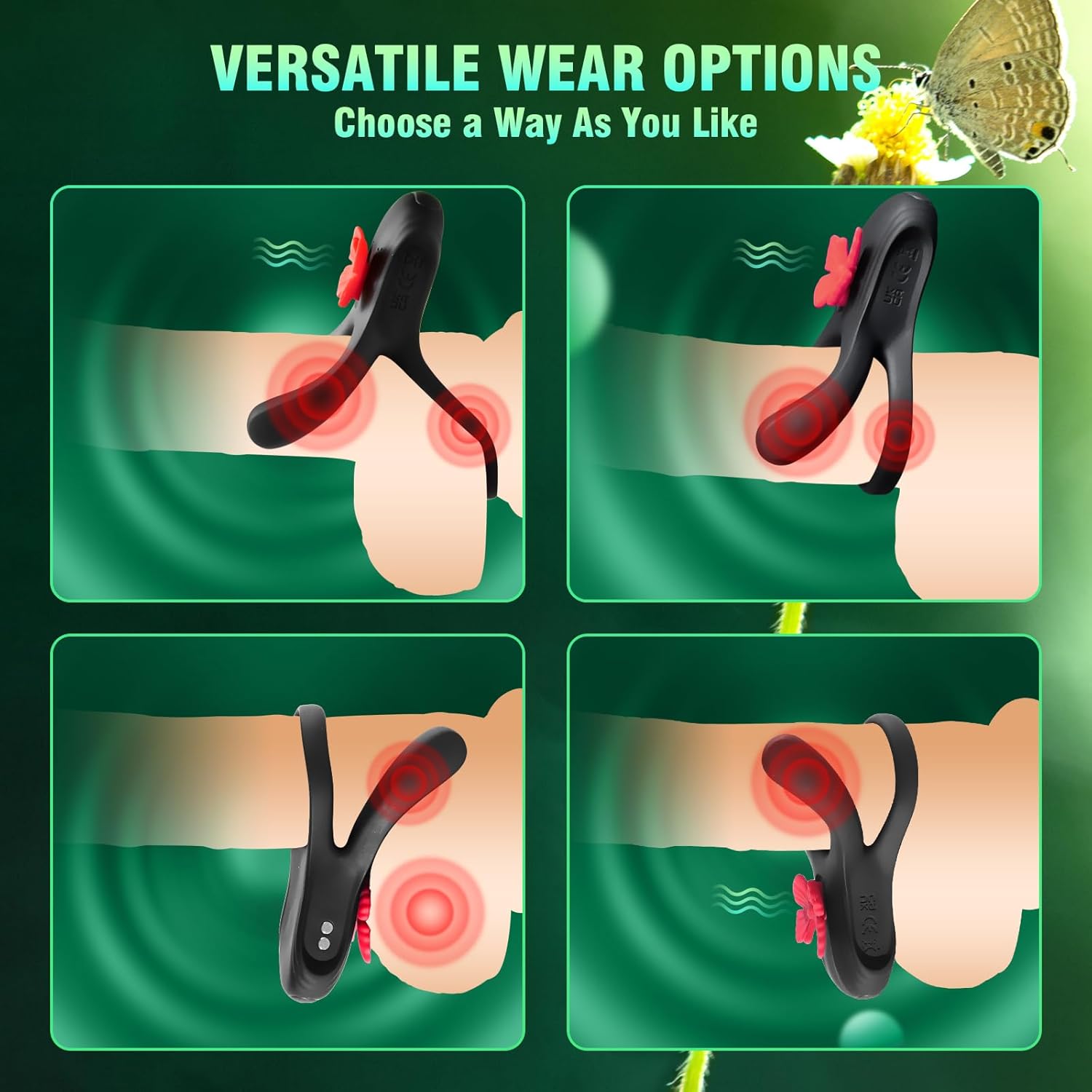 IronGrace Vibrating Couples' Penis Ring