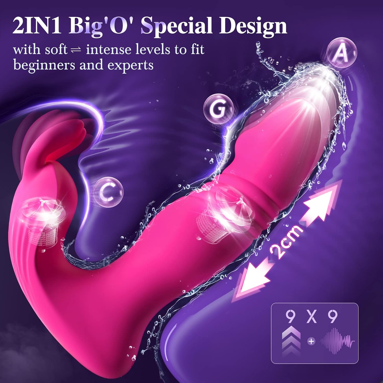FawnThrust 3-in-1 Wearable Remote-Controlled Rabbit Vibrator