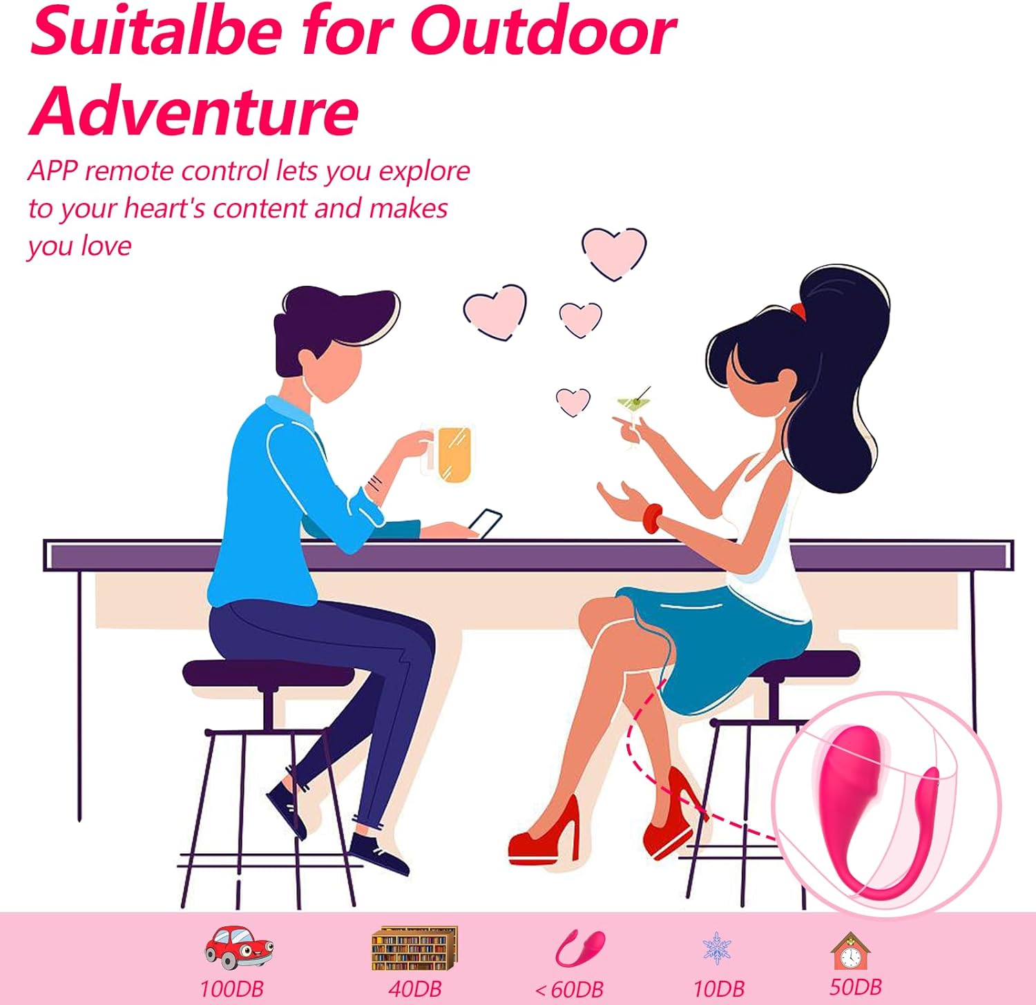 PulsePlay Remote Egg Vibrator with App Control