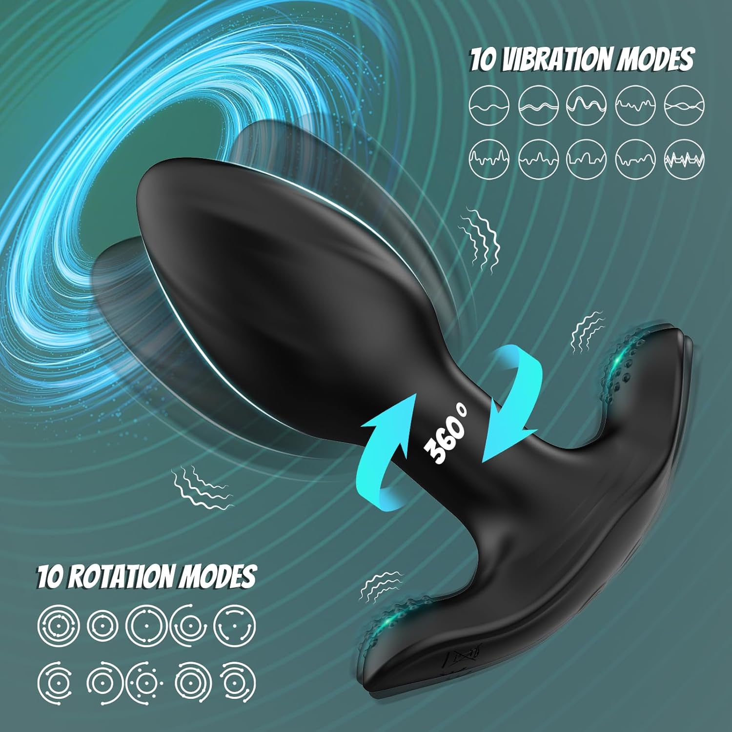 Rotatix Remote Vibrating Butt Plug