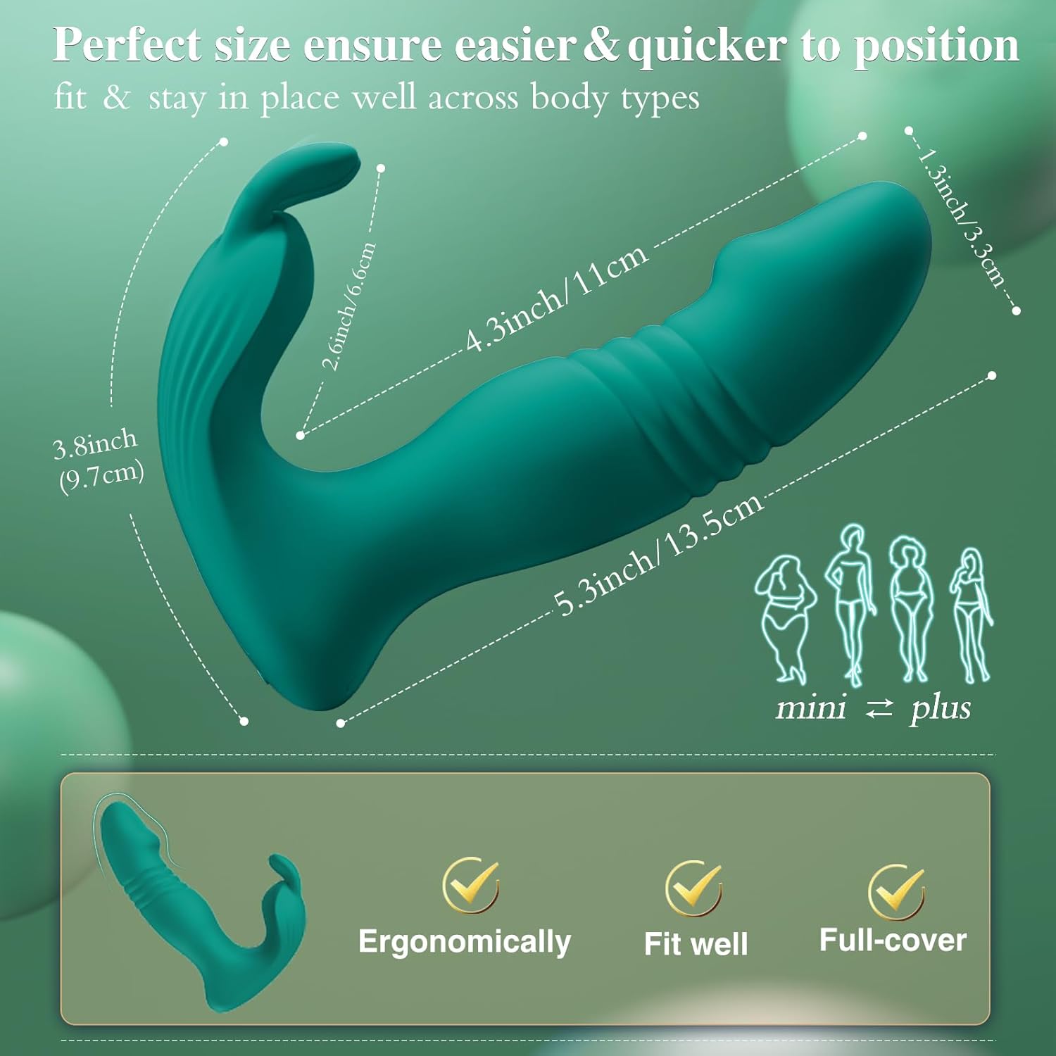 SwayDrive Wearable Remote Rabbit Dildo