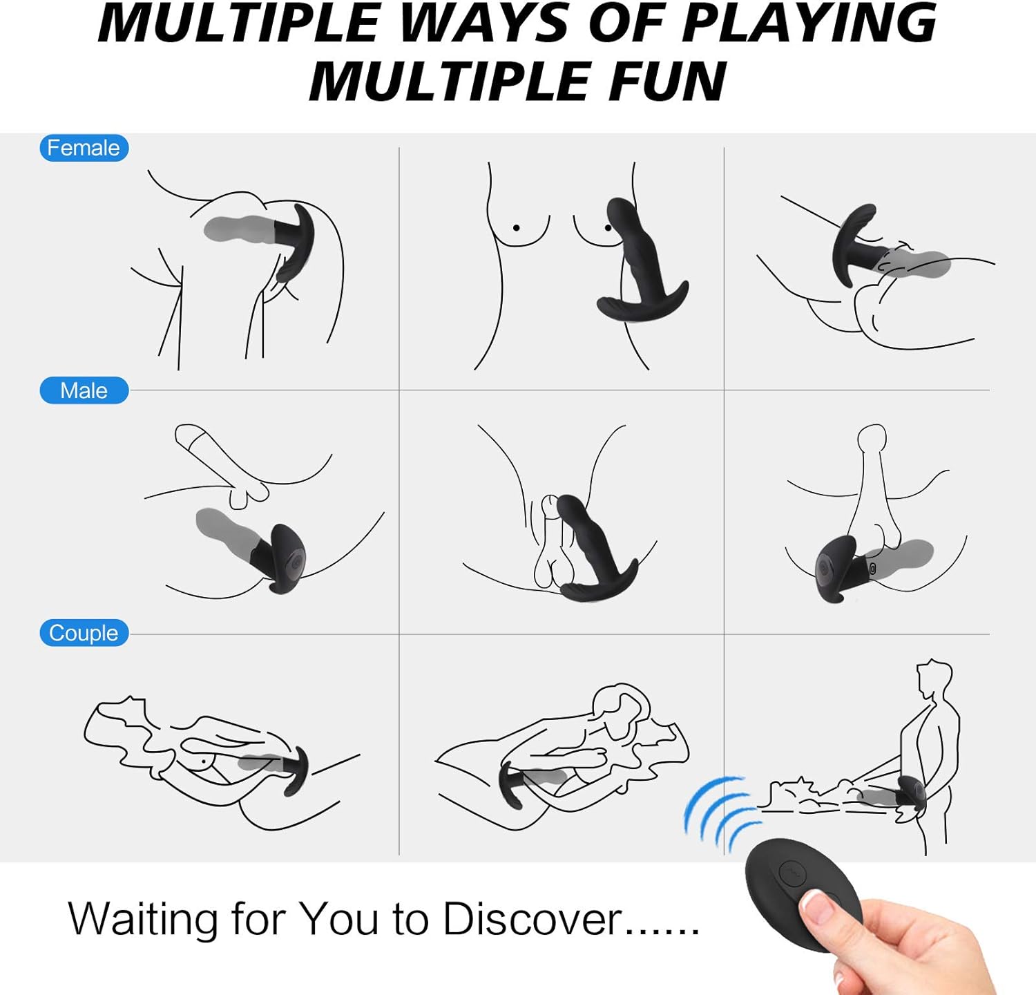CraveSurge 360° Rotating Anal & Prostate Vibrator with 10 Vibrations