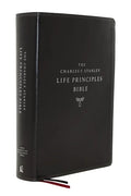 Nasb, Charles F. Stanley Life Principles Bible, 2nd Edition, Leathersoft, Black, Comfort Print: Holy Bible, New American Standard Bible - Imitation Leather